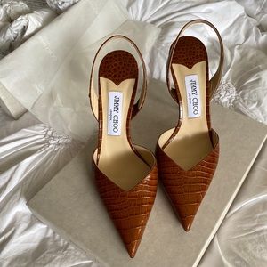 Jimmy Choo Thandi in cuoio